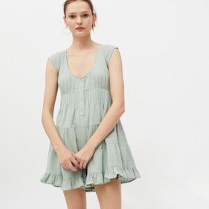 Urban Outfitters Raelynn Tie-Back Romper